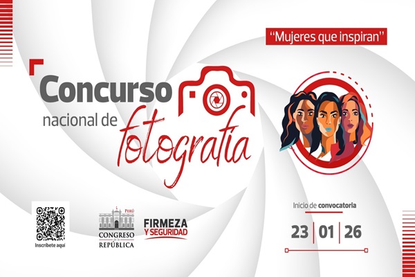 “Mujeres que Inspiran”: Concurso nacional de fotografía organizado por el Congreso de la República