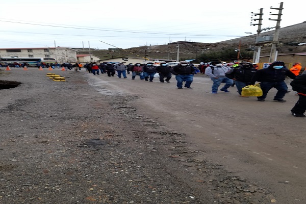 Mineros de Argentum-Morococha iniciaron huelga general indefinida