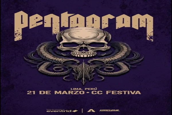 Pentagram ofrecerá concierto este 21 de marzo en el Centro de Convenciones Festiva