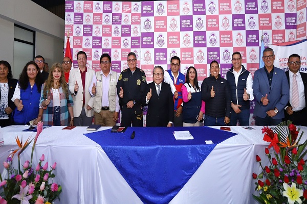 Integrantes del Comité de Seguridad Ciudadana del Callao reafirmaron su compromiso con seguir luchando contra el crimen organizado en la región