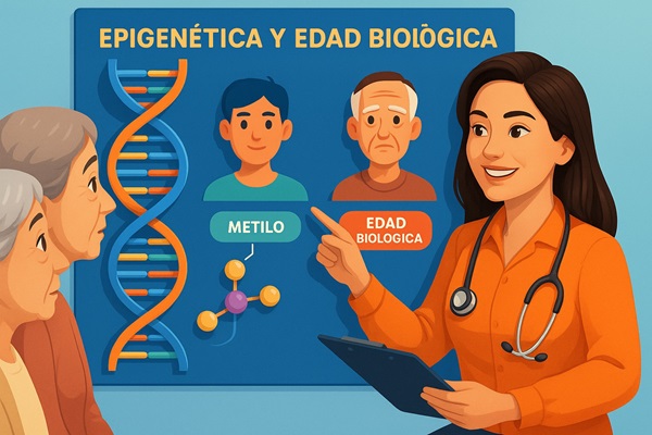 Epigenética y edad biológica transforman el diagnóstico médico