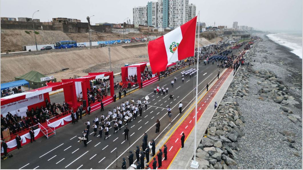 Desfile por Fiestas Patrias en el Callao: Gobierno Regional realizará desvíos vehiculares en Costa Verde chalaca
