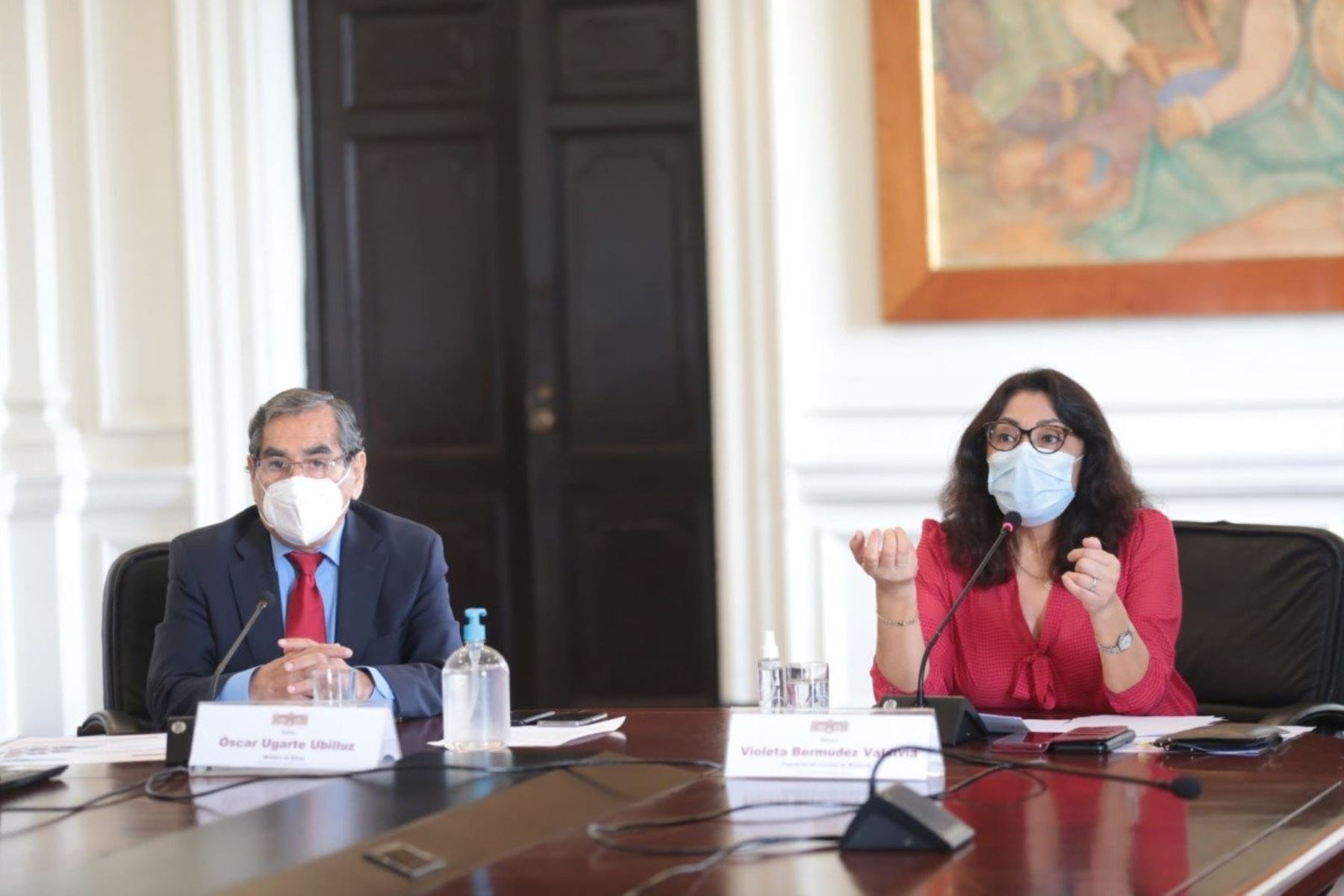 Bermúdez: Somos los primeros interesados en que se esclarezca caso de vacunas irregulares