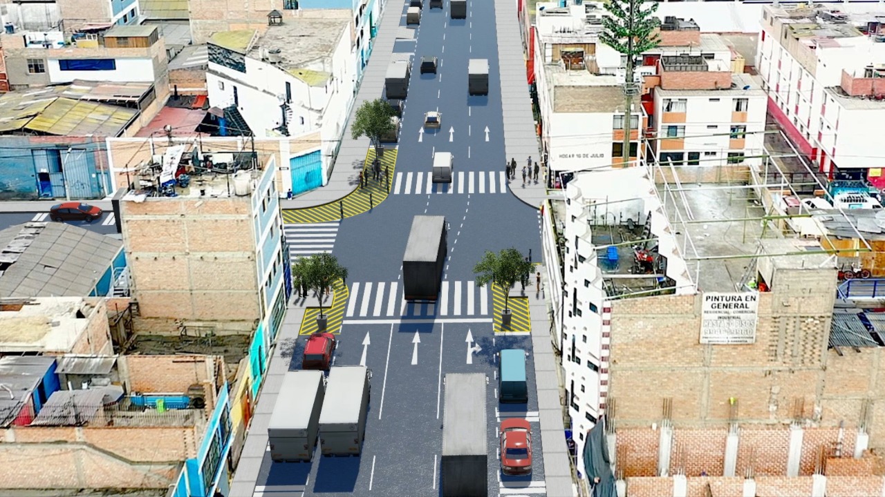 Municipalidad de Lima ejecuta plan de ordenamiento del tránsito en conglomerado de Las Malvinas
