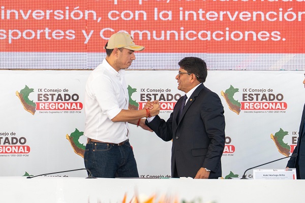 Gore Arequipa, Proinversión y MTC firman convenio para el desarrollo del megapuerto de Las Américas Corío