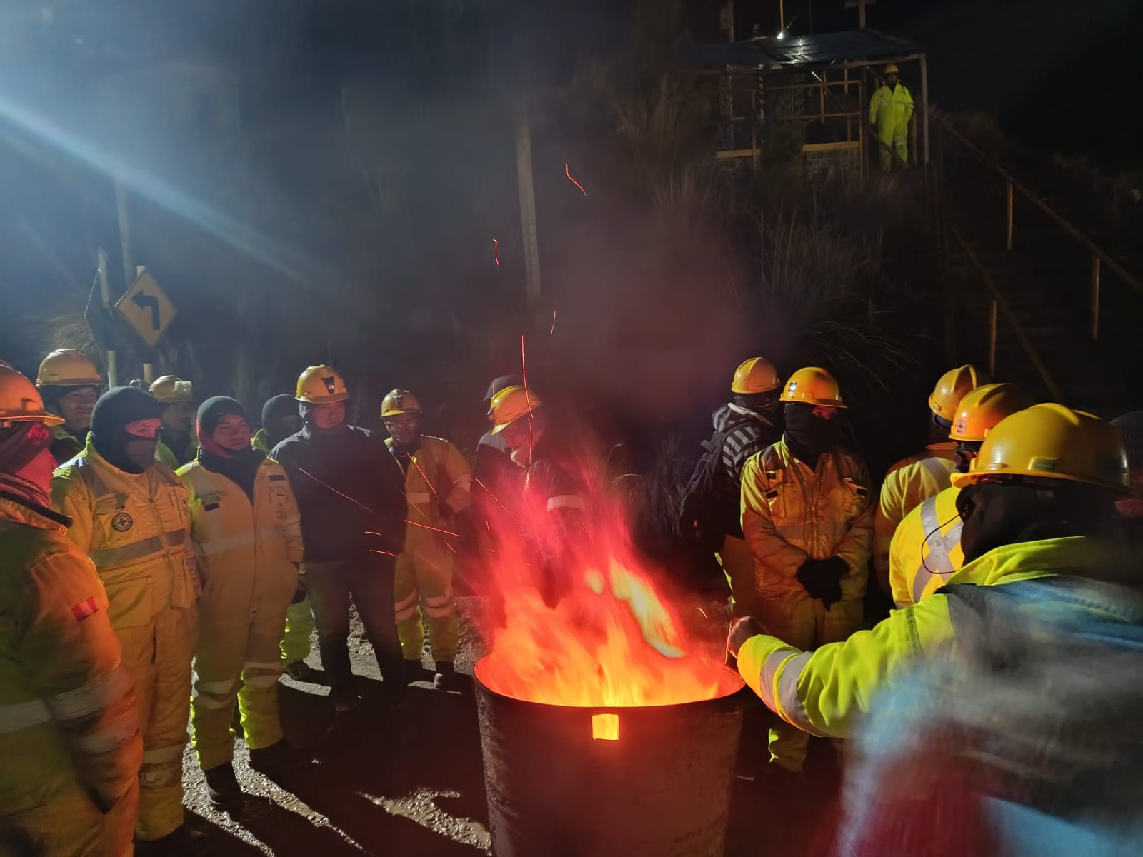 Huelga minera en Yauricocha 