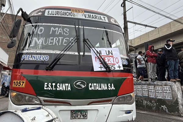 Transportistas extenderán paro en Lima si no tienen respuesta del Gobierno y Congreso