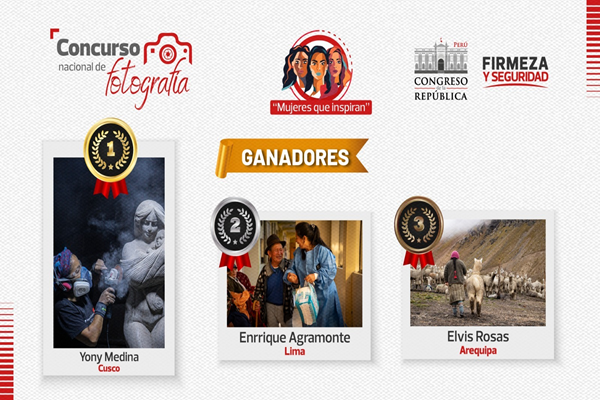 Congreso premiará este martes a ganadores del Concurso Nacional de Fotografía “Mujeres que Inspiran”