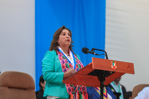 Presidenta Boluarte renueva compromiso de trabajo con transparencia para el desarrollo del Perú