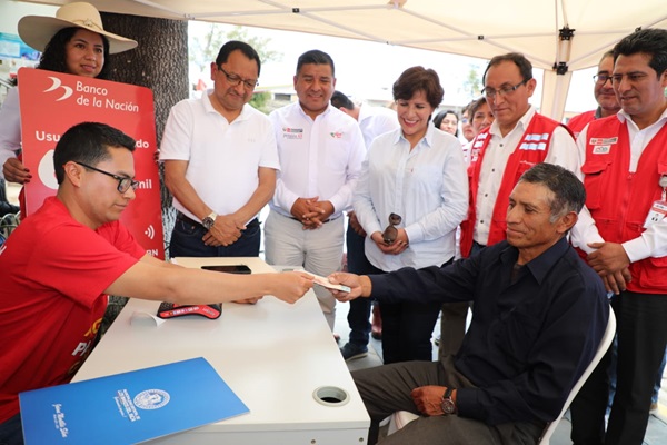 Cajamarca: Pensión 65 alcanza las 600 mil tarjetas de débito del Banco de la Nación entregadas a sus usuarios