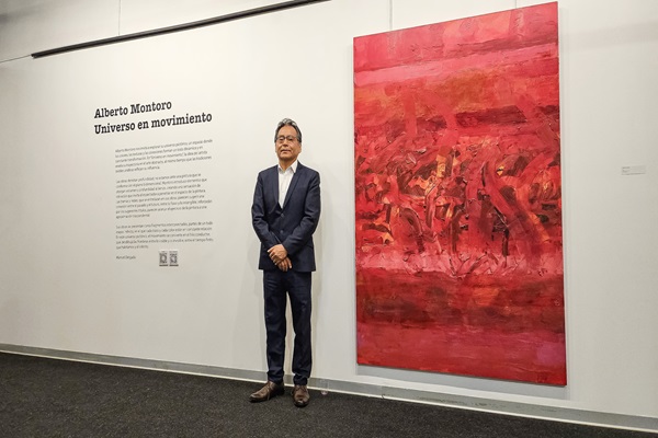 Alberto Montoro, el pintor peruano que expone entre Santiago de Surco y Santiago de Chile