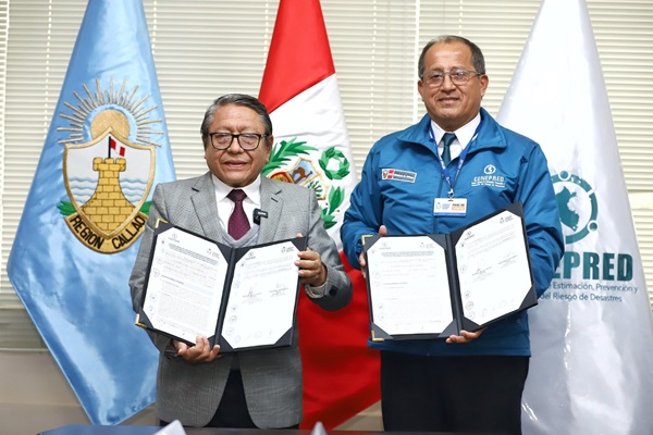 Gobierno Regional firmó convenio para fortalecer la gestión del riesgo de desastres y la seguridad integral en el Callao