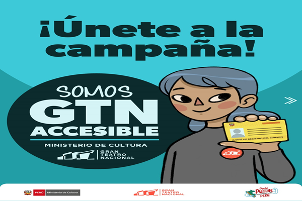 Gran Teatro Nacional inicia campaña “Somos GTN Accesible”.