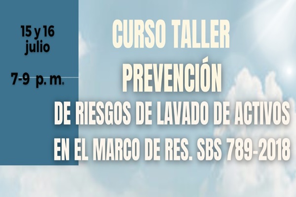 Dictarán curso sobre la prevención de lavado de activos
