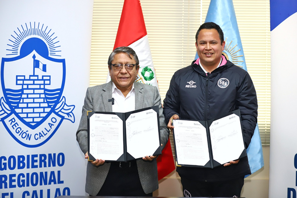 Gobierno Regional del Callao y club Sports Boys firman convenio para promover el deporte entre los niños y jóvenes chalacos