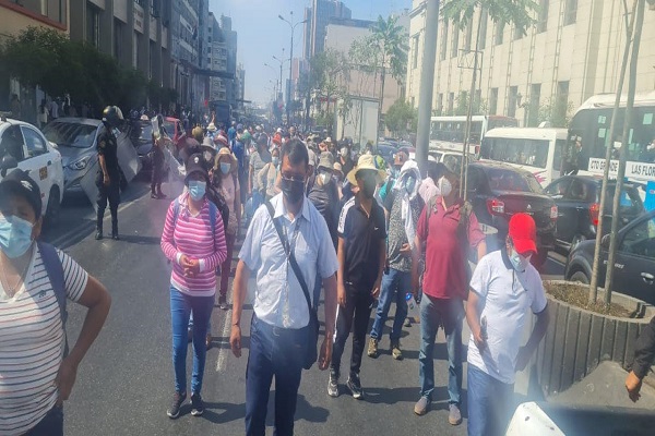 Huelga minera en Morococha