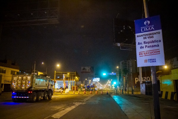 MML renueva más de 2 km de pistas en la av. República de Panamá