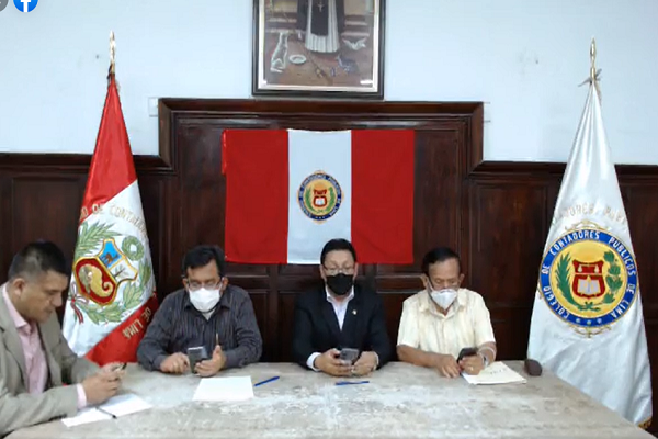 Colegio de Contadores Públicos de Lima sorteó canastas navideñas