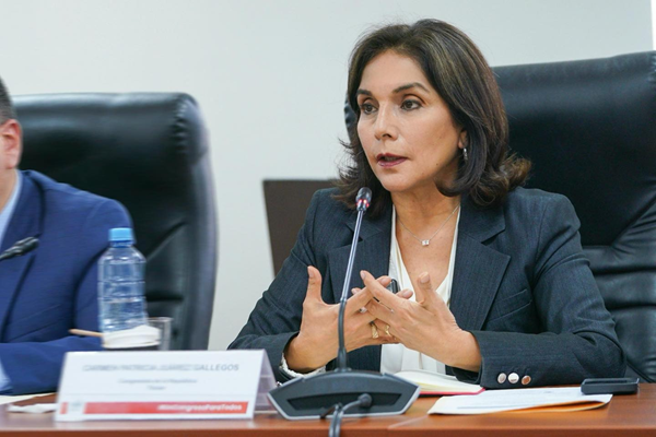 Patricia Juárez anuncia su candidatura al Senado con el número 4 por Fuerza Popular
