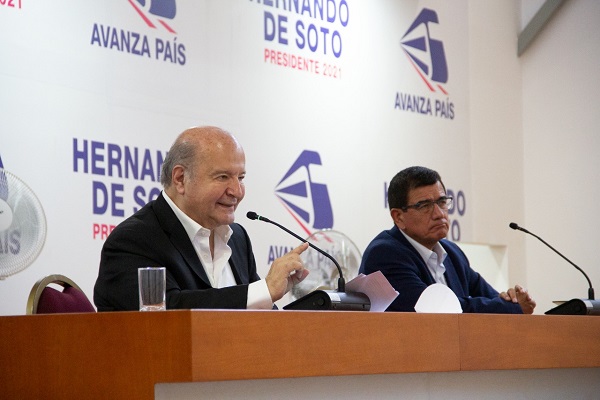 Hernando de Soto presentó estrategia de seguridad