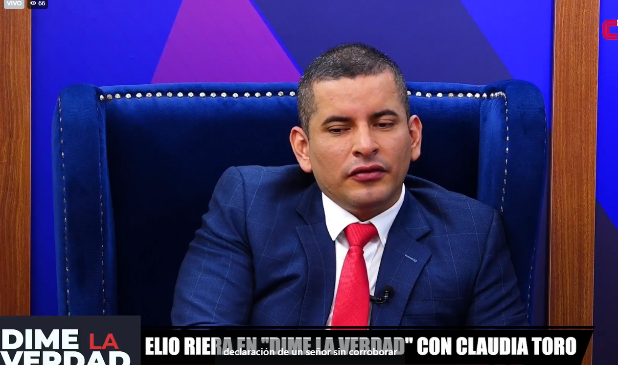 Abogado Elio Riera aclara postura sobre Iván Siucho