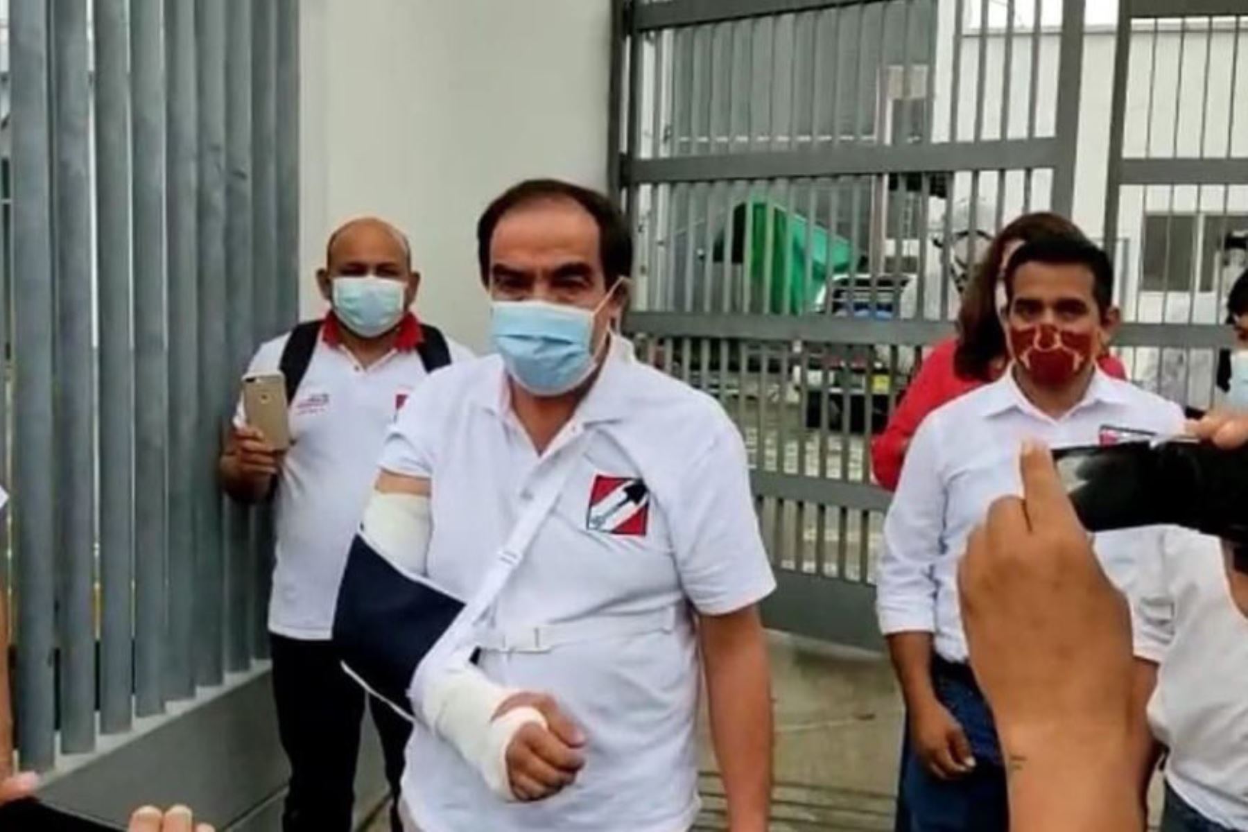 Elecciones 2021: Lescano sufre accidente durante campaña en San Martín