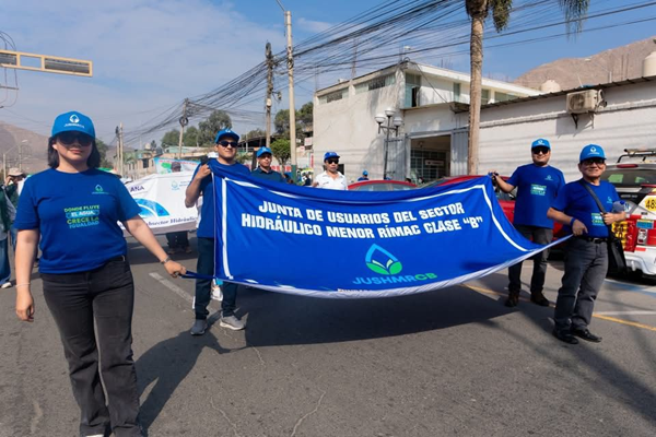 Junta de Usuarios Rímac cerró marzo con masiva jornada por el Día Mundial del Agua